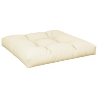 Vidaxl Pallet Cushion Cream 276X276X47 Fabric