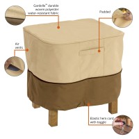 Classic Accessories 71982, Large Veranda Square Ottoman/Side Patio Table Cover, Lar, 26