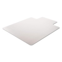 Deflecto Cm13433F Duramat Moderate Use Chair Mat For Low Pile Carpet, Beveled, 46X60 W/Lip, Clear
