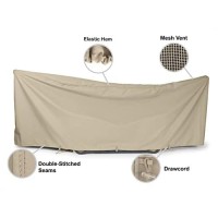 Covermates Hammock Cover - Weather Resistant Polyester, Double Stitched Seams, Securing Buckle Strap, Seating And Chair Covers-Khaki