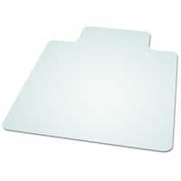 Es Robbins Everlife 45-Inch By 53-Inch Multitask Series Hard Floor With Lip Vinyl Chair Mat, Clear