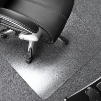 Floortex Cleartex Ultimat Polycarbonate Chair Mat For High Pile Carpets, 60 X 48, Clear