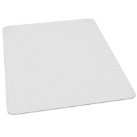 Es Robbins Everlife 46-Inch By 60-Inch Performance Series Anchor Bar Rectangle Vinyl Chair Mat, Clear