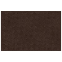 Apache Mills Textures Crosshatch 4 X 6 Non Slip Weather And Stain Resistant Entrance Door Mat Walnut