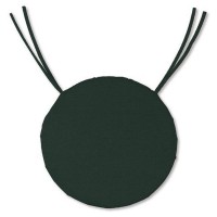 Plow & Hearth 35675-001 Classic Round Patio Furniture Cushion, Forest Green