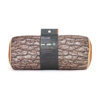 Kikkerland Tree Log Micro Bead Head Back Neck Lumbar Cushion Pillow For Home Office Travel