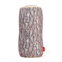 Kikkerland Tree Log Micro Bead Head Back Neck Lumbar Cushion Pillow For Home Office Travel