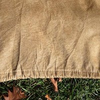 Budge All-Seasons Oval Patio Table Cover, Large (Tan)