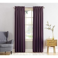 Sun Zero Barrow Energy Efficient Rod Pocket Curtain Single Panel