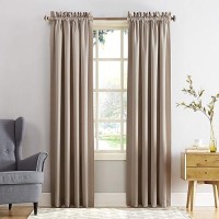 Sun Zero Barrow Energy Efficient Rod Pocket Curtain Single Panel