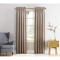 Sun Zero Barrow Energy Efficient Rod Pocket Curtain Single Panel