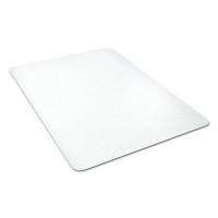 Deflect-O Rectangle Chair Mat, Straight Edge, 46 By 60-Inch, Clear