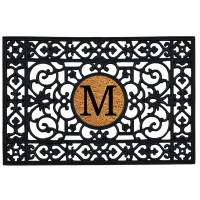 Calloway Mills 160012436M Rubber Monogram Insert Doormat 2 X 3 Letter M