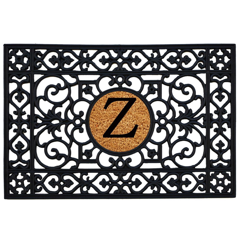 Calloway Mills 160012436Z Rubber Monogram Insert Doormat 2 X 3 Letter Z