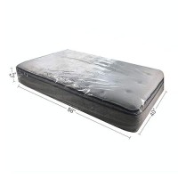 Uboxes Twin Size Mattress Covers 40 X 12 X 86 Clear 2 Pack