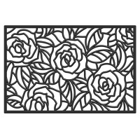 Calloway Mills 900091830 Fleur De Lis Rubber Doormat 18 X 30