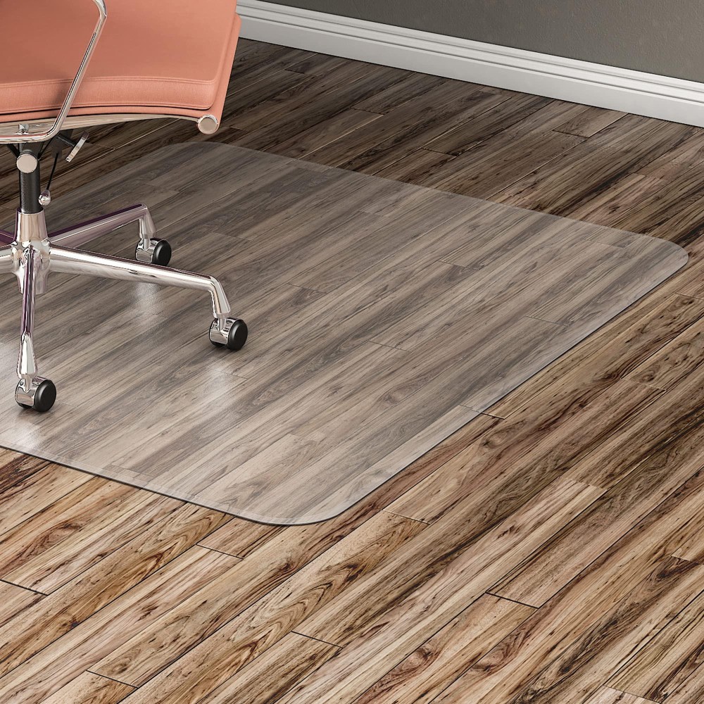 Llr82825 - Lorell Nonstudded Design Hardwood Surface Chairmat