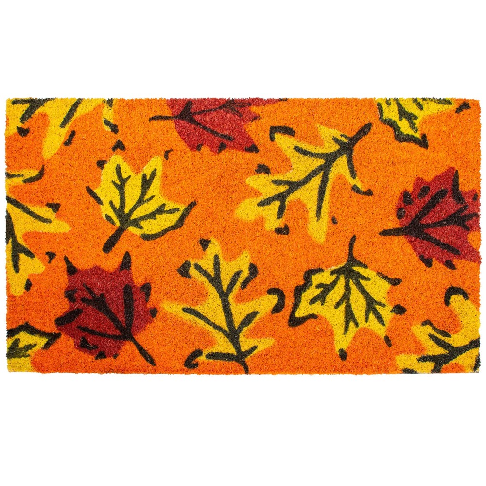 Calloway Mills 120961729 Fall Leaves Doormat 17 X 29 Multicolor