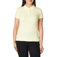 Lee Uniforms Juniors Stretch Pique Polo, Yellow, Large