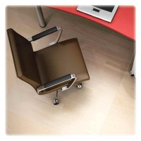Deflecto Cm21442Fpc Clear Polycarbonate All Day Use Chair Mat For Hard Floor, 46 X 60