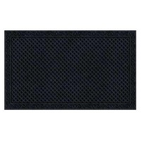 Textures Iron Lattice Entrance Door Mat 36Inch By 60Inch Onyx