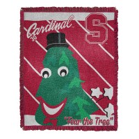 Officially Licensed Ncaa Stanford Cardinal Fullback Jacquard Baby Throw Blanket 36 X 46 Multi Color