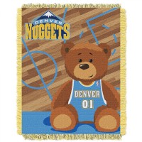 Northwest Nba Denver Nuggets Half Court Woven Jacquard Baby Throw 36 X 46