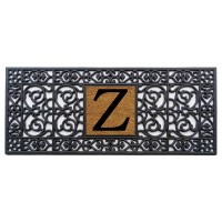 Calloway Mills 170011741Z Rubber Monogram Doormat 17 X 41 Letter Z