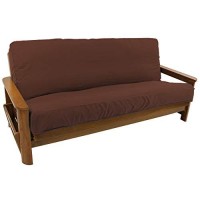 Solid Twill 8 to 9inch Full Futon Cover