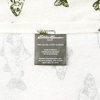 Eddie Bauer - Queen Sheet Set  Warm Breathable Cotton Flannel Bedding With Deep Pockets  Brushed For Extra Softness  Cozy Home Decor  Oeko-Tex Certified (School Of Fish  Queen)