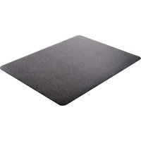 Deflecto Economat Black Chair Mat, Hard Floor Use, Rectangle, Straight Edge, 46 X 60 Inches (Cm21442Fblk)