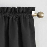 Sun Zero Barrow Energy Efficient Rod Pocket Curtain Single Panel