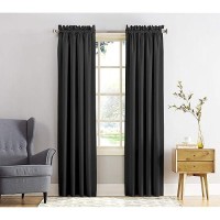 Sun Zero Barrow Energy Efficient Rod Pocket Curtain Single Panel