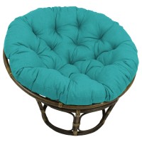 Blazing Needles Indooroutdoor Papasan Cushion 1 Count Pack Of 1 Aqua Blue