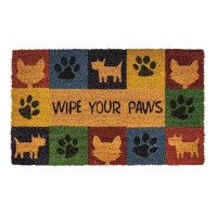 Notrax Wipe Your Paws Vinylbacked Natural Coir Doormat Entry Mat For Indoor Or Outdoor Use 18X30 C12 C12S1830Wp