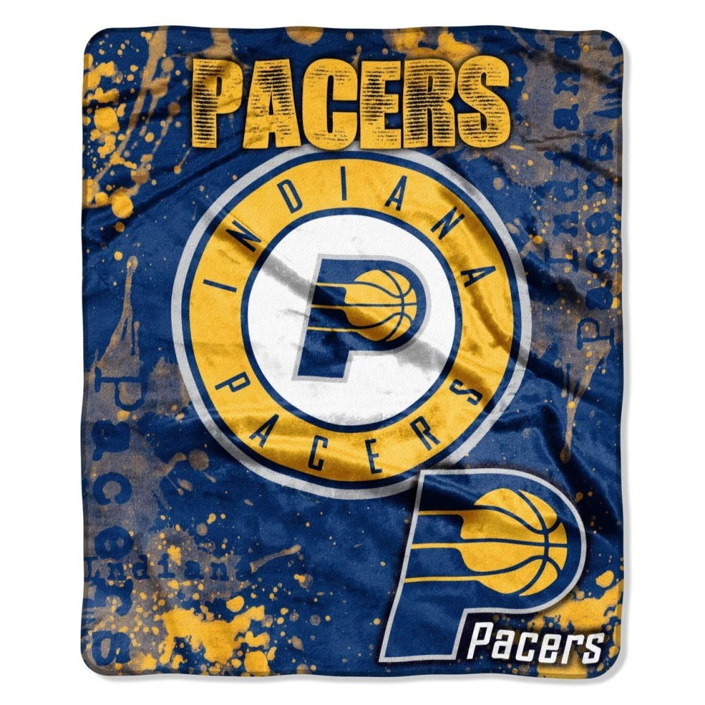 Northwest Nba Indiana Pacers Unisexadult Raschel Throw Blanket 50 X 60 Dropdown