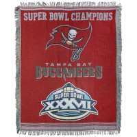 Northwest Nfl Tampa Bay Buccaneers Unisexadult Woven Tapestry Throw Blanket 48 X 60 Commemorative