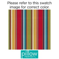 Pillow Perfect Stripe Indoor/Outdoor Accent Throw Pillow, Plush Fill, Weather, And Fade Resistant, Large Throw - 18.5