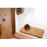 Iron Gate Natural Jute Rope Woven Doormat 18X30 Single Pack 100 All Natural Fibers Ecofriendly Classic Interwoven Ro