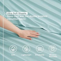 Nestl King Size Sheets Set 4 Piece King Sheets Bed Sheets For King Size Bed Double Brushed King Bed Sheets Hotel Luxury Lig