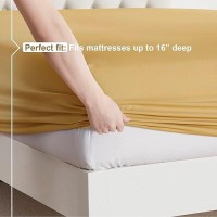 Nestl Full Size Sheet Sets 4 Piece Full Size Sheets Camel Gold Sheets Full Size Bed Sheets Double Brushed Bed Sheets Full Si