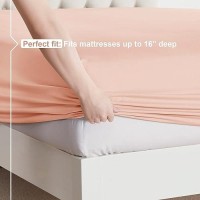 Nestl King Size Sheets Set 4 Piece King Sheets Bed Sheets For King Size Bed Double Brushed King Bed Sheets Hotel Luxury Pea