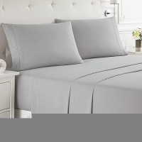 Nestl Cal King Size Sheets Set 4 Piece California King Sheets Deep Pocket Hotel Luxury Extra Soft Breathable And Cooling