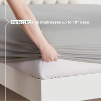 Nestl Cal King Size Sheets Set 4 Piece California King Sheets Deep Pocket Hotel Luxury Extra Soft Breathable And Cooling