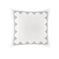 Inkivy Single 100 Cotton Euro Sham European Square Decorative Pillow Cover Hidden Zipper Closure Cushion Not Included Is