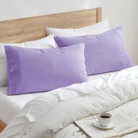 Nestl Lavender Pillow Cases Queen Size Set Of 2 Soft Queen Pillow Case 1800 Microfiber Queen Pillow Cases 2 Pillowcases Queen