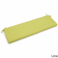 60Inch By 19Inch Spun Polyester Bench Cushion Lime