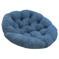 Blazing Needles Microsuede Papasan Cushion, 1 Count (Pack Of 1), Indigo