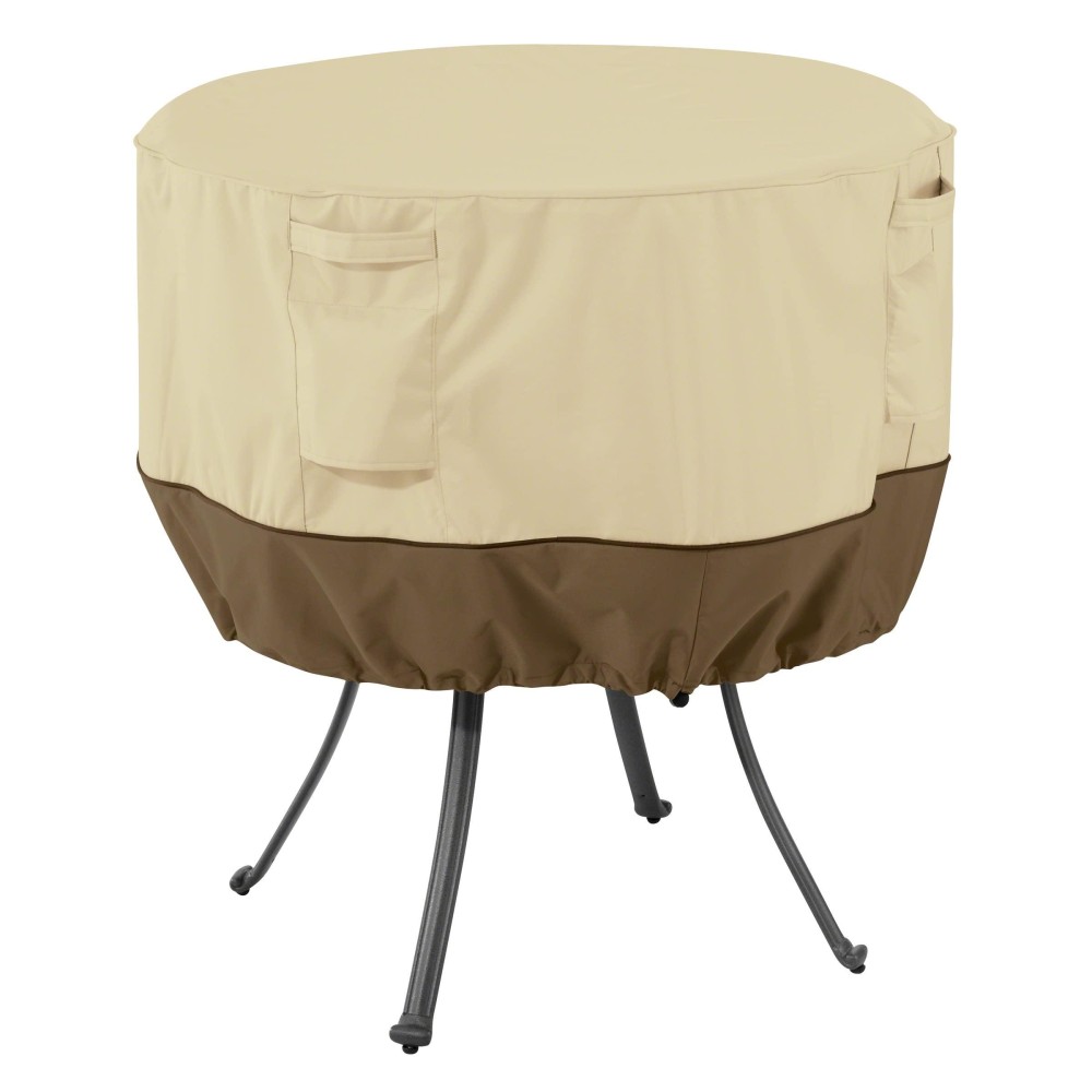 Classic Accessories Veranda Waterresistant 50 Inch Round Patio Table Cover Outdoor Table Cover