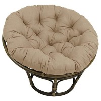 44-Inch Solid Outdoor Spun Polyester Papasan Cushion (Fits 42-Inch Papasan Frame) 93312-Reo-Sol-07